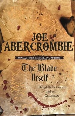 Omslag: "The blade itself" av Joe Abercrombie