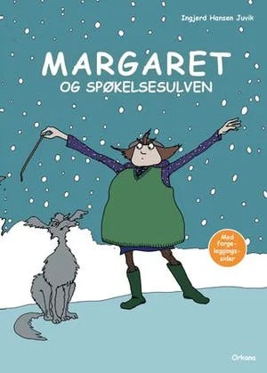 Omslag: "Margaret og spøkelsesulven" av Ingjerd Hansen Juvik