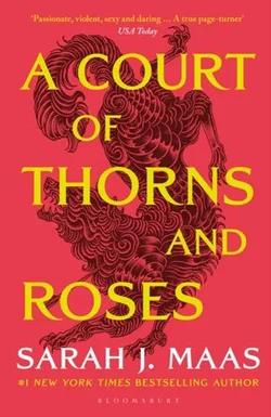 Omslag: "A court of thorns and roses" av Sarah J. Maas