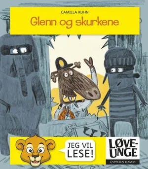 Omslag: "Glenn og skurkene" av Camilla Kuhn